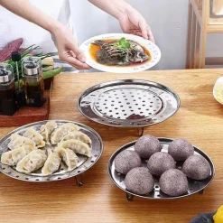 Tom Küche & Esszimmer-Dampfgarer aus Edelstahl – Multifunktionales Küchenwerkzeug für Brötchen