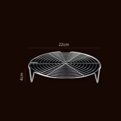 Tom Küche & Esszimmer-Dampfgarer-Gestell aus Edelstahl – vielseitiges Küchenzubehör für die Zubereitung gesunder Mahlzeiten