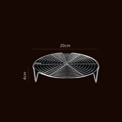 Tom Küche & Esszimmer-Dampfgarer-Gestell aus Edelstahl – vielseitiges Küchenzubehör für die Zubereitung gesunder Mahlzeiten