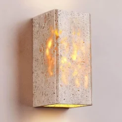 Decor Beleuchtung-Danica Travertin-Wandleuchte – Moderne dekorative Leuchte