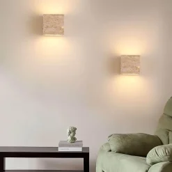 Decor Beleuchtung-Danica Travertin-Wandleuchte – Moderne dekorative Leuchte
