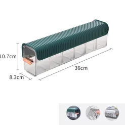 Tom Küche & Esszimmer-Datenkabel-Organizer-Box – staubdichtes Kabelmanagement zum Laden und Aufbewahren