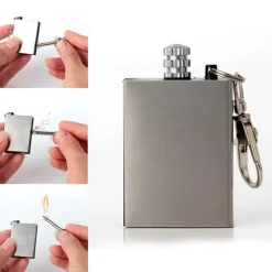 The Outdoor Vault Camping-Werkzeuge|Camping Im Freien-Dauerfeueranzünder aus Edelstahl – langlebige Streichholz-Alternative