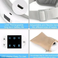 The Relaxation Nook Gesundheits-Gadgets|Gesundheits- Und Entspannungstools-4D-Augenmassagegerät – Intelligentes Premium-Gerät zur Augenpflege