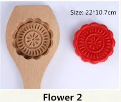 The Culinary Kit Küche & Esszimmer-3D-Backformen aus Holz – dekorative Gebäckbackwerkzeuge