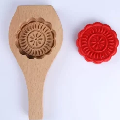 The Culinary Kit Küche & Esszimmer-3D-Backformen aus Holz – dekorative Gebäckbackwerkzeuge