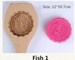 The Culinary Kit Küche & Esszimmer-3D-Backformen aus Holz – dekorative Gebäckbackwerkzeuge