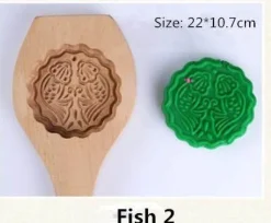 The Culinary Kit Küche & Esszimmer-3D-Backformen aus Holz – dekorative Gebäckbackwerkzeuge