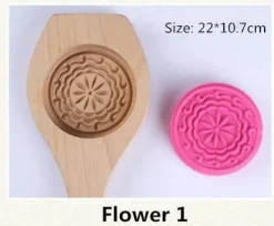 The Culinary Kit Küche & Esszimmer-3D-Backformen aus Holz – dekorative Gebäckbackwerkzeuge