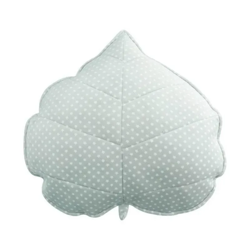 Pillow Haven Bettzeug-3D-Blatt-Plüschkissen – weiches Wurfkissen für Zuhause und Auto