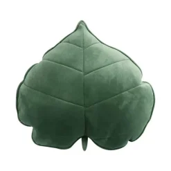 Pillow Haven Bettzeug-3D-Blatt-Plüschkissen – weiches Wurfkissen für Zuhause und Auto