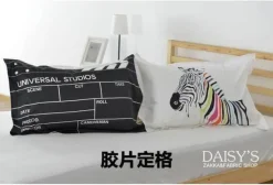 Plush Perch Bettzeug-3D-Cartoon-Kissenbezüge – Lustige dekorative Bezüge aus Baumwolle