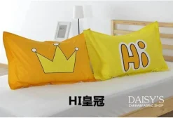 Plush Perch Bettzeug-3D-Cartoon-Kissenbezüge – Lustige dekorative Bezüge aus Baumwolle