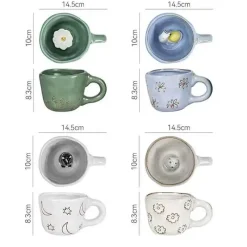 Plates u0026 More Küche & Esszimmer-3D-Cartoon-Tier-Kaffeetassen – Einzigartige handgemachte Geschenkideen