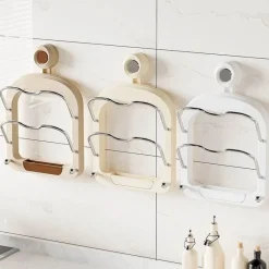 Space Savvy Küche & Esszimmer-Deckel-Organizer zur Wandmontage – Küchenaufbewahrung für Töpfe und Pfannen