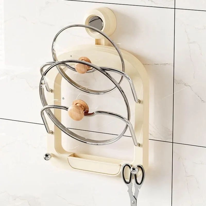 Space Savvy Küche & Esszimmer-Deckel-Organizer zur Wandmontage – Küchenaufbewahrung für Töpfe und Pfannen