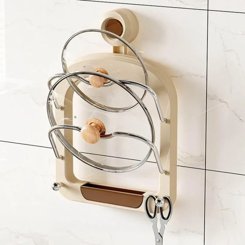 Space Savvy Küche & Esszimmer-Deckel-Organizer zur Wandmontage – Küchenaufbewahrung für Töpfe und Pfannen