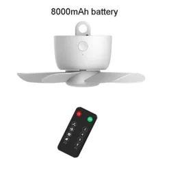 Trail u0026 Beyond Camping-Werkzeuge|Gadgets Für Zuhause-Deckenventilator-Luftkühler mit Fernbedienung - Einstellbarer intelligenter Ventilator