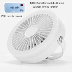 Trail u0026 Beyond Camping-Werkzeuge|Gadgets Für Zuhause-Deckenventilator-Luftkühler mit Fernbedienung - Einstellbarer intelligenter Ventilator