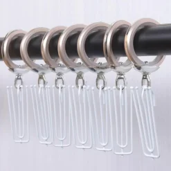 Aqua Essence Badezimmer-Decorative Shower Curtain Hooks - Stylish Bathroom Accessories