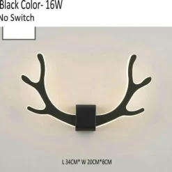Comfort u0026 Style Beleuchtung-Deer Antler Wall Lamp with Motion Sensor - Creative Home Decor Lighting