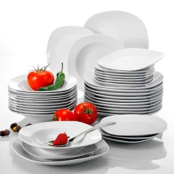 Elegance at the Table Küche & Esszimmer-Deimos Porzellan-Geschirrset – Elegantes Geschirr für die gesellige Runde