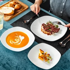 Elegance at the Table Küche & Esszimmer-Deimos Porzellan-Geschirrset – Elegantes Geschirr für die gesellige Runde