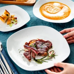 Elegance at the Table Küche & Esszimmer-Deimos Porzellan-Geschirrset – Elegantes Geschirr für die gesellige Runde