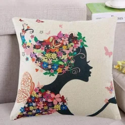 Cozy Haven Bettzeug-Dekorative Kissenbezüge mit Baummotiv – Niedliche Akzentbezüge für Zuhause