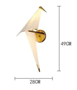 Comfort u0026 Style Beleuchtung-Dekorative Origami-Vogel-Kronleuchterlampe