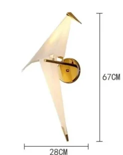 Comfort u0026 Style Beleuchtung-Dekorative Origami-Vogel-Kronleuchterlampe