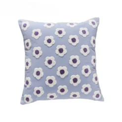 Pillow Haven Bettzeug-Dekorativer Kissenbezug aus Sonnenblumen-Jacquard
