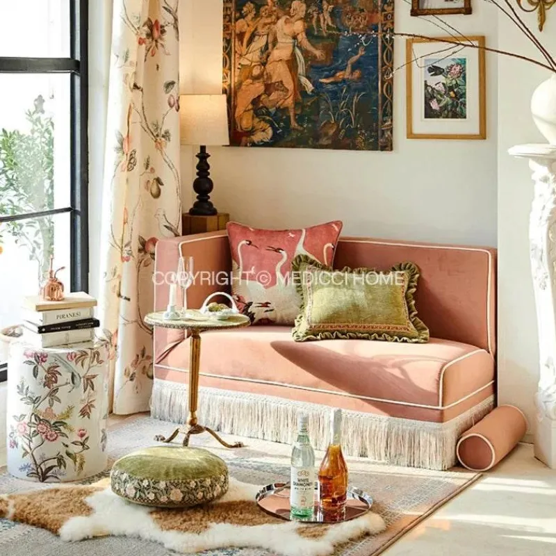 Pillow Haven Bettzeug-Dekorativer Kissenbezug im Retro-Stil – 45 x 45 cm, tanzender Kranich