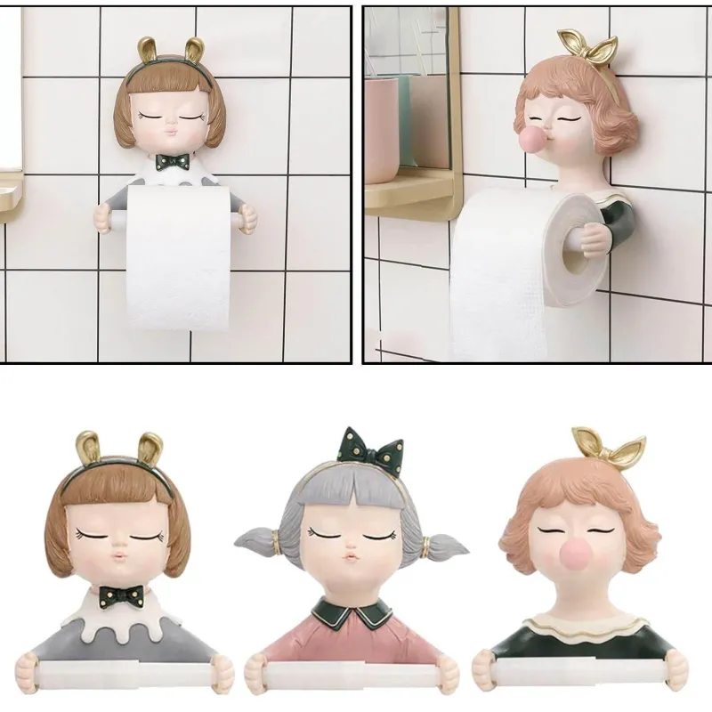 The Blissful Bath Badezimmer-Dekorativer Toilettenpapierhalter – Stilvolles Badezimmer-Accessoire
