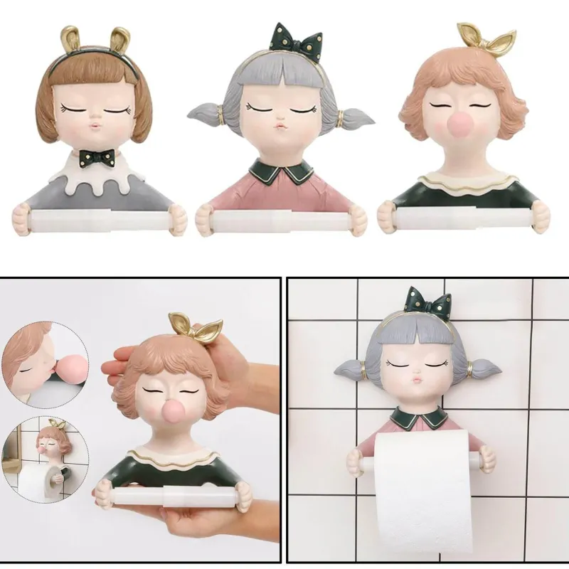 The Blissful Bath Badezimmer-Dekorativer Toilettenpapierhalter – Stilvolles Badezimmer-Accessoire