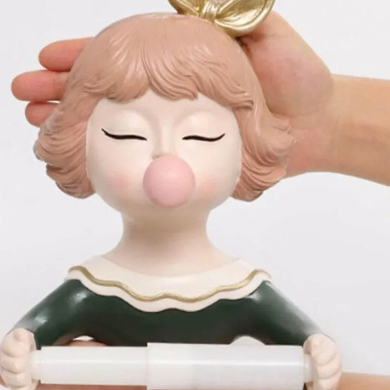 The Blissful Bath Badezimmer-Dekorativer Toilettenpapierhalter – Stilvolles Badezimmer-Accessoire