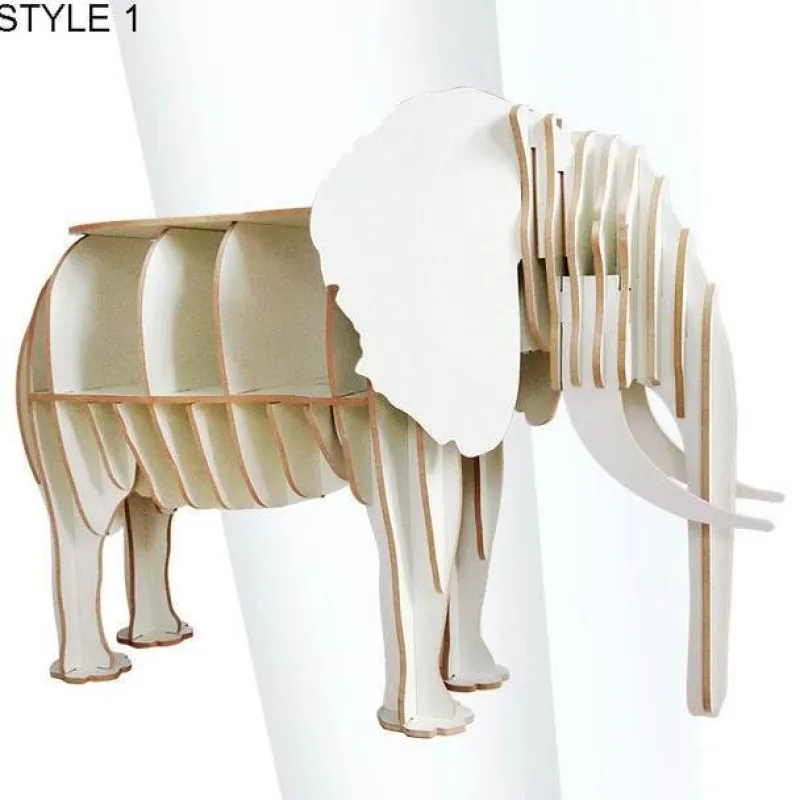 Cozy Living Möbel-3D-Elefanten-Puzzle-Organizer – Kreative Aufbewahrungslösung