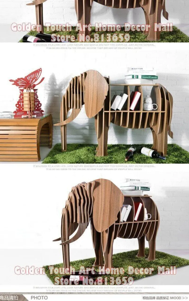 Cozy Living Möbel-3D-Elefanten-Schreibtischpuzzle – Hochwertiges Dekospielzeug