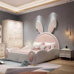 Kinder Cozy Living Kinderzimmermöbel|Möbel-Designer-Kinderbett – Gemütliches Kaninchen-Thema