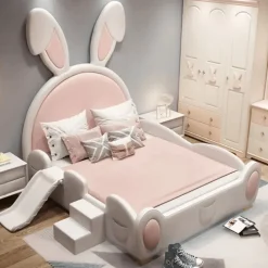 Kinder Cozy Living Kinderzimmermöbel|Möbel-Designer-Kinderbett – Gemütliches Kaninchen-Thema