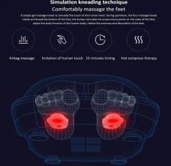The Relaxation Nook Gesundheits-Gadgets|Gesundheits- Und Entspannungstools-3D-Fußmassagegerät – Therapeutisches Luftdruckgerät