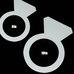 Tom Küche & Esszimmer-Diamantring-Kuchenform-Set – PET-Backwerkzeuge zum Kuchendekorieren