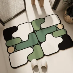 Soft Steps Badezimmer-Diatom Mud Bath Mat - Absorbent Color-Matching Bathroom Rug