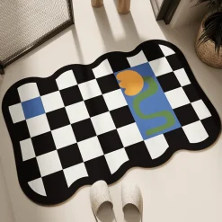 Soft Steps Badezimmer-Diatom Mud Bath Mat - Absorbent Color-Matching Bathroom Rug