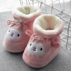 The Decor Haven Babykleidung|Babykleidung-Dicke, warme Baby-Hausschuhe aus Baumwolle - Happy Baby Footwear