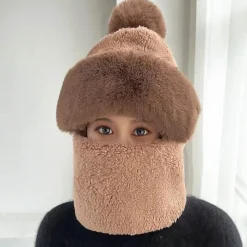 Wild u0026 Free Gear Camping-Werkzeuge|Outdoor-Artikel-Dickes Wintermütze- und Schal-Set – warme, kuschelige Accessoires