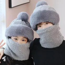 Wild u0026 Free Gear Camping-Werkzeuge|Outdoor-Artikel-Dickes Wintermütze- und Schal-Set – warme, kuschelige Accessoires