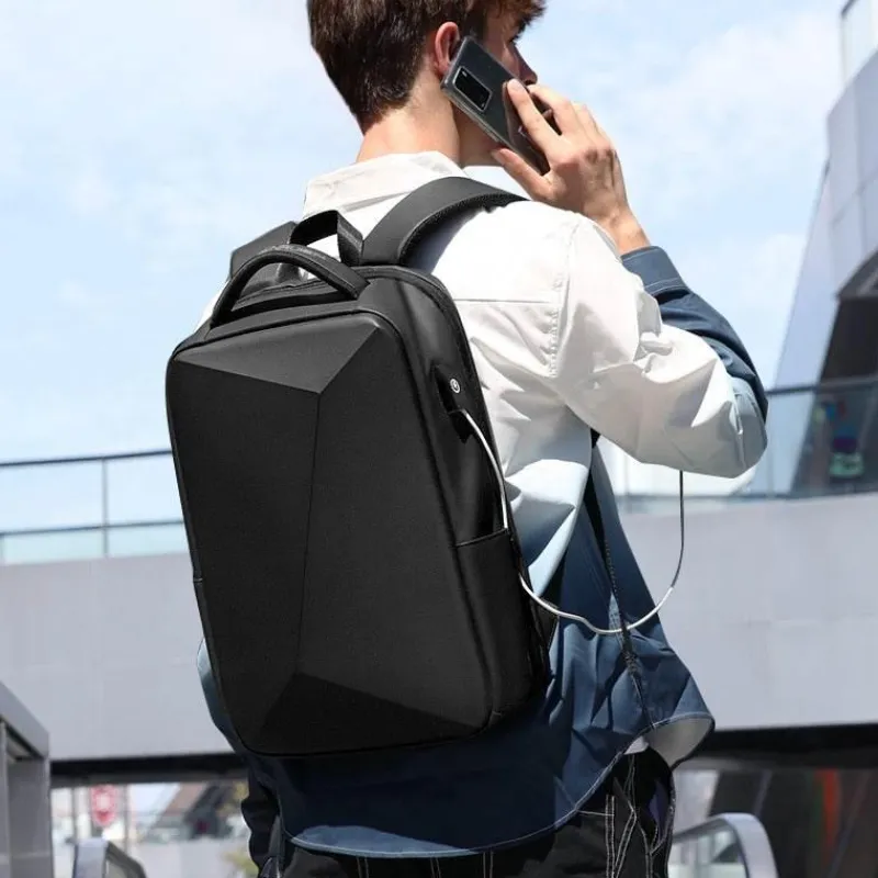 Decor Taschen & Geldbörsen-Diebstahlsicherer USB-Laptop-Rucksack – Stilvolle, sichere Reisetasche