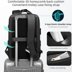 Decor Taschen & Geldbörsen-Diebstahlsicherer USB-Laptop-Rucksack – Stilvolle, sichere Reisetasche