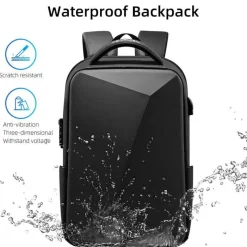 Decor Taschen & Geldbörsen-Diebstahlsicherer USB-Laptop-Rucksack – Stilvolle, sichere Reisetasche